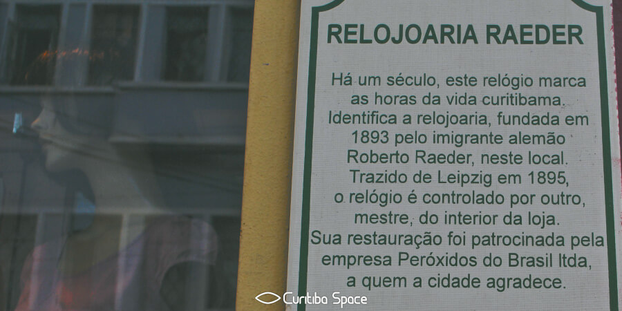 Relógio da Rua Riachuelo - Curitiba Space