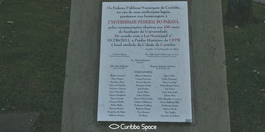 Universidade Federal do Paraná - UFPR - A primeira Universidade do Brasil - Curitiba Space