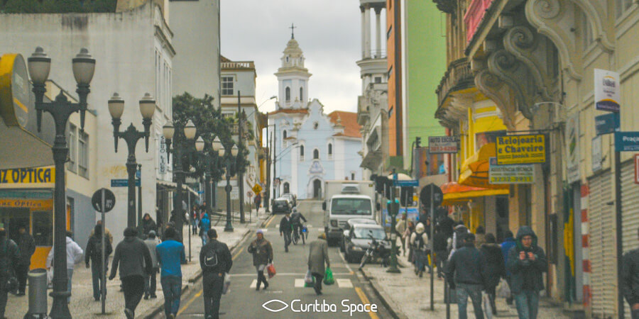 As primeiras ruas de Curitiba - Rua do Rosário - Curitiba Space