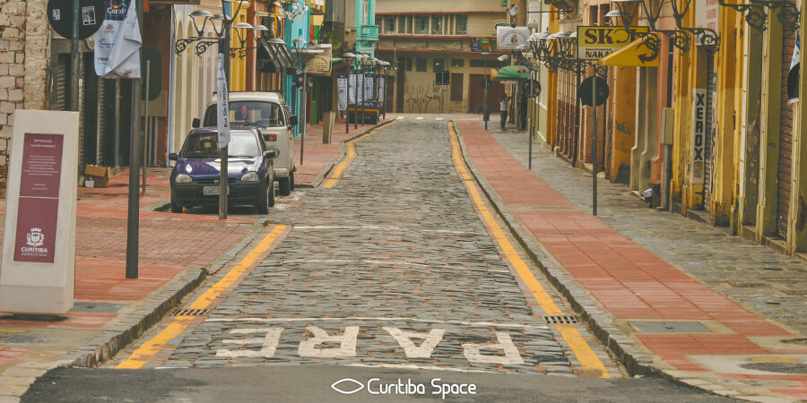 As primeiras ruas de Curitiba - Rua São Francisco - Curitiba Space