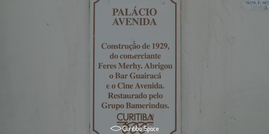 Palácio Avenida - Cinemas Antigos de Curitiba - Cine Avenida - Curitiba Space