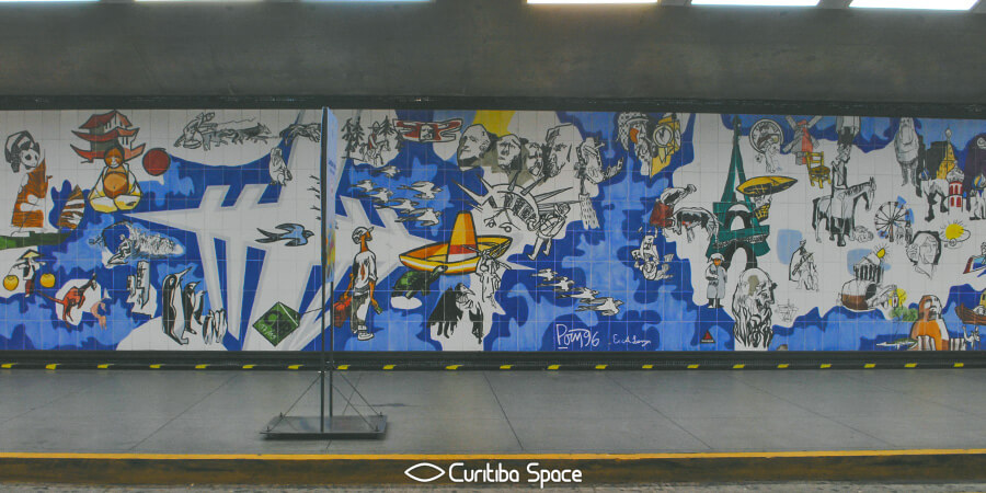 Poty Lazzarotto - A Viagem - Aeroporto Afonso Pena - Curitiba Space