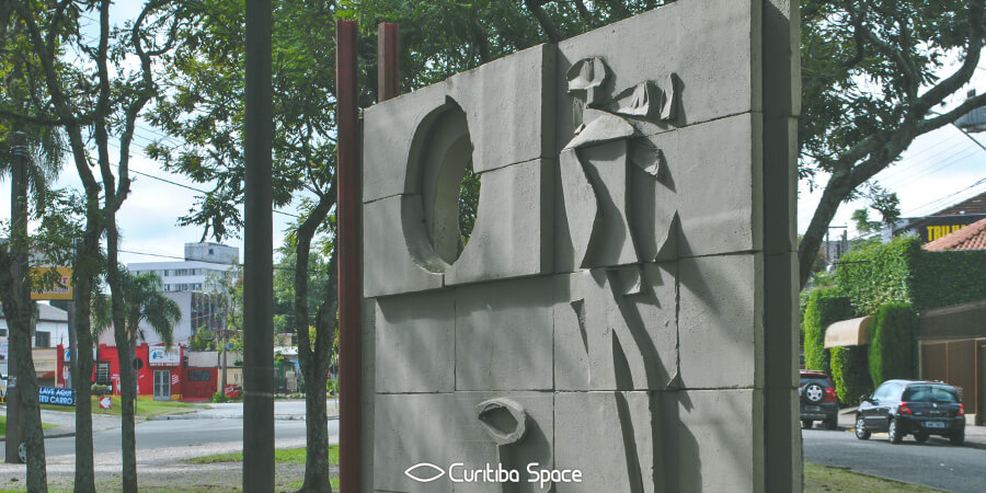 Poty Lazzarotto - Monumento ao Ferroviário - Largo Isaac Lazzarotto - Curitiba Space