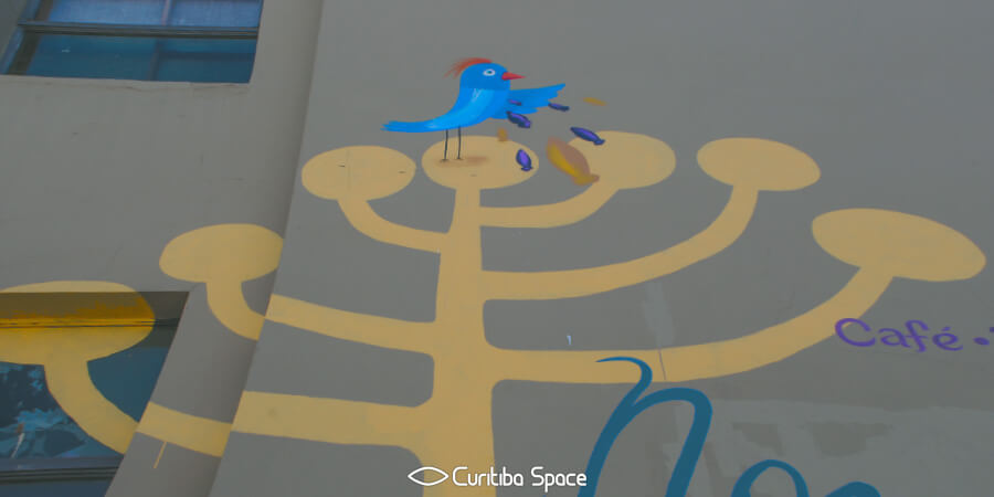 Grafite na Tv. Nestor de Castro - Café, Tom, Robolito e Auma - Arte Urbana em Curitiba - Curitiba Space